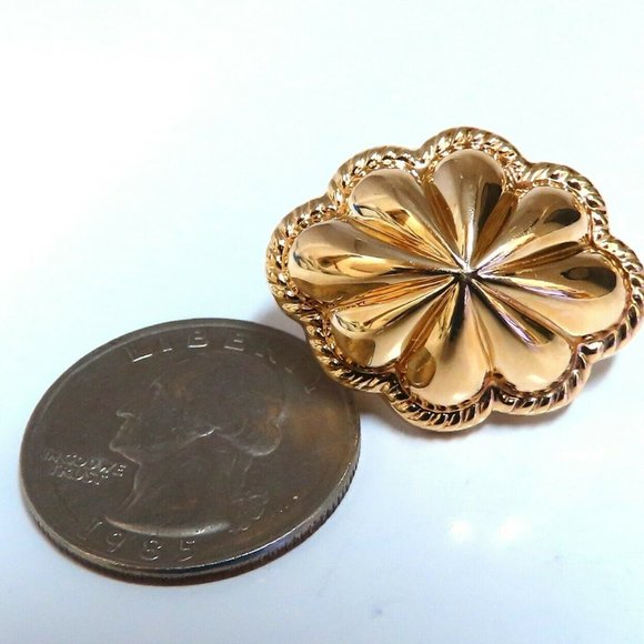 14kt Gold Textured Watermelon Clip Earrings ** | eBay 14kt Gold Textured Watermelon Clip Earrings